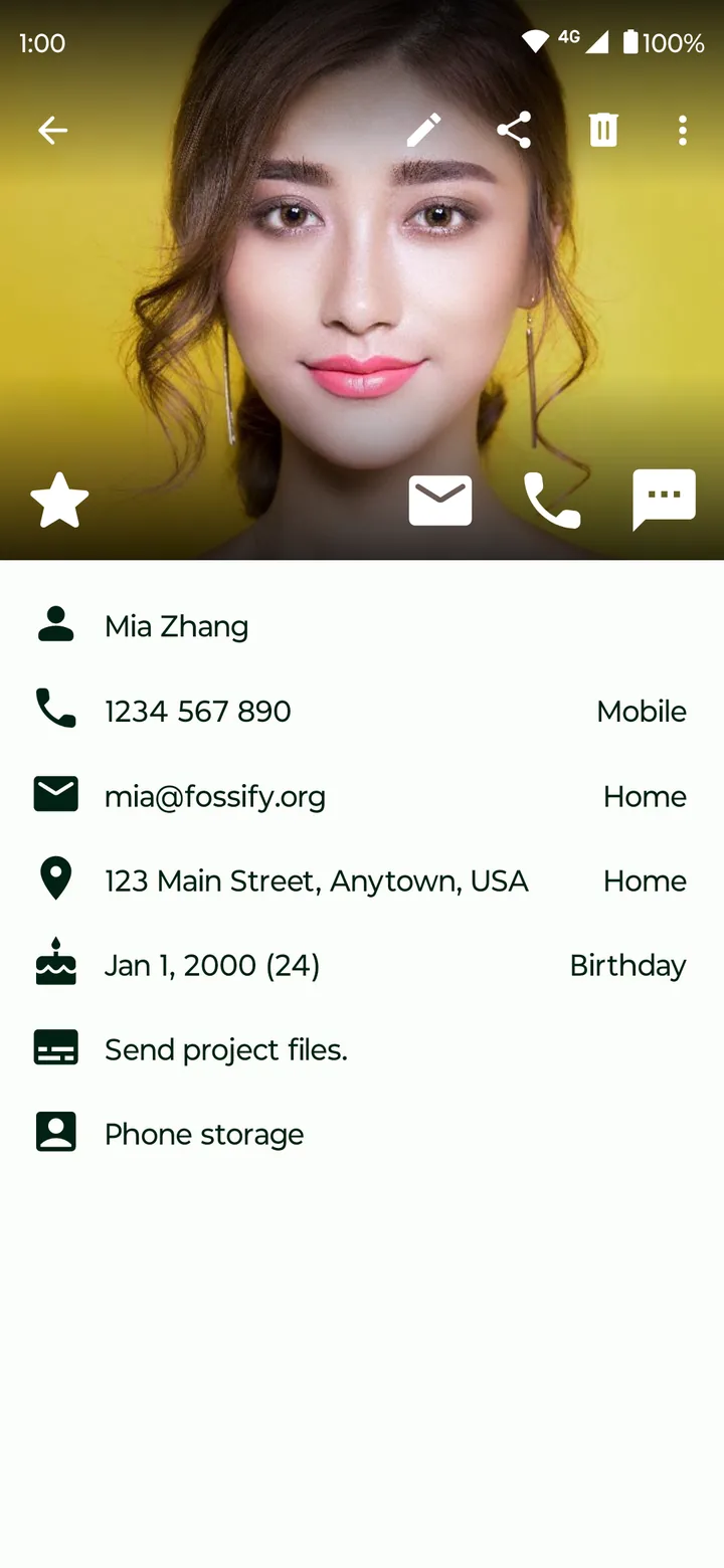 Fossify Contacts screenshot 3