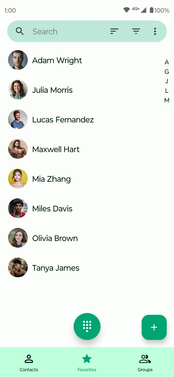 Fossify Contacts screenshot 4