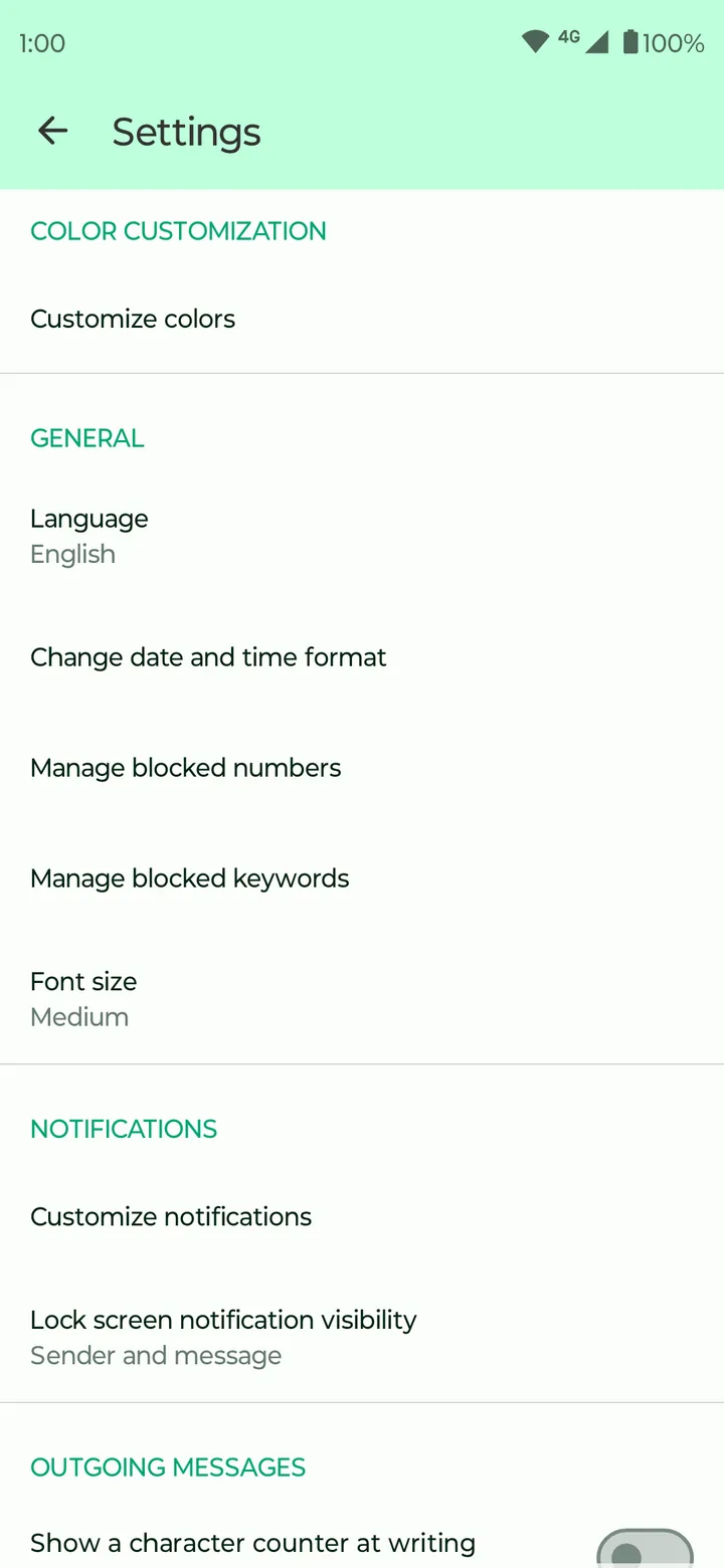 Fossify Messages screenshot 5