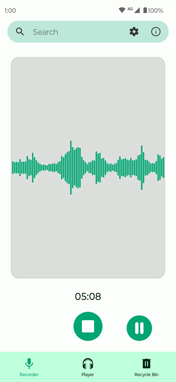 Fossify Voice Recorder screenshot 1