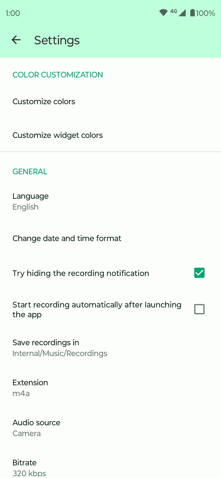 Fossify Voice Recorder screenshot 3