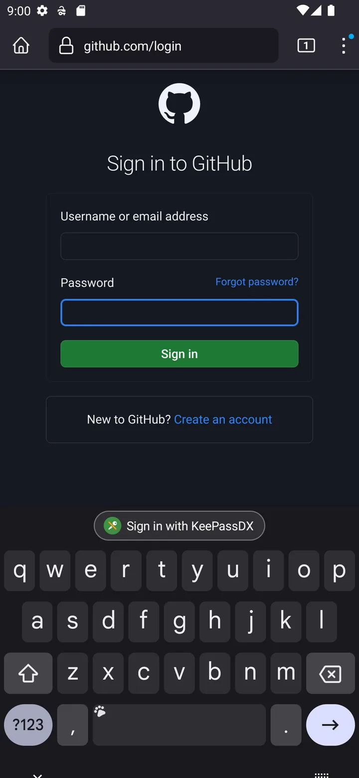 KeePassDX screenshot 2