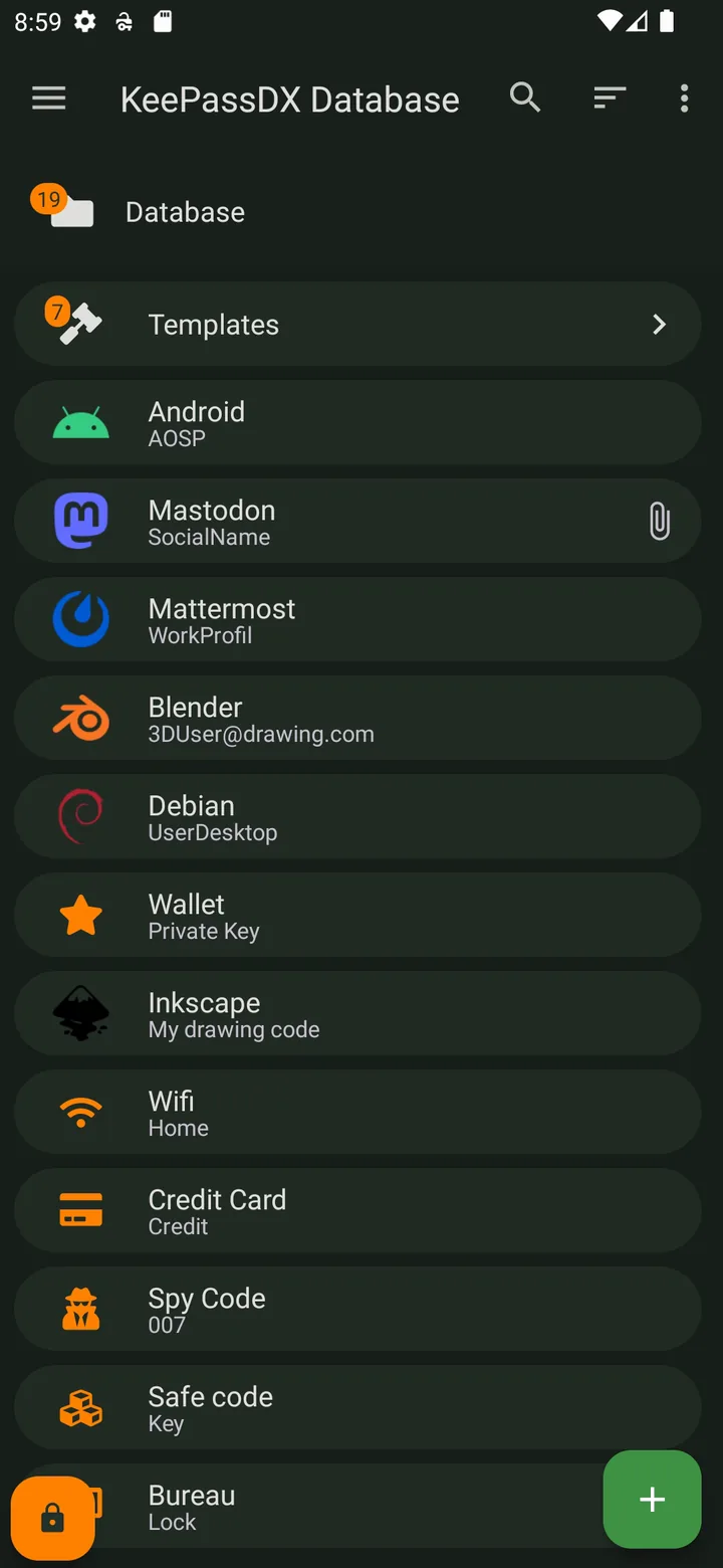 KeePassDX screenshot 4